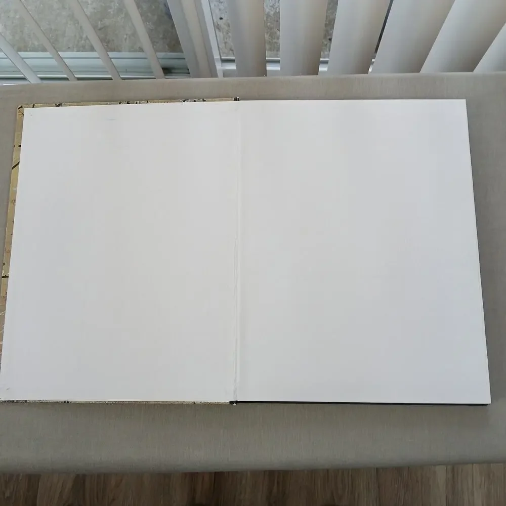 Handmade Hardcover Math Notebook blank unlined pages and graph paper